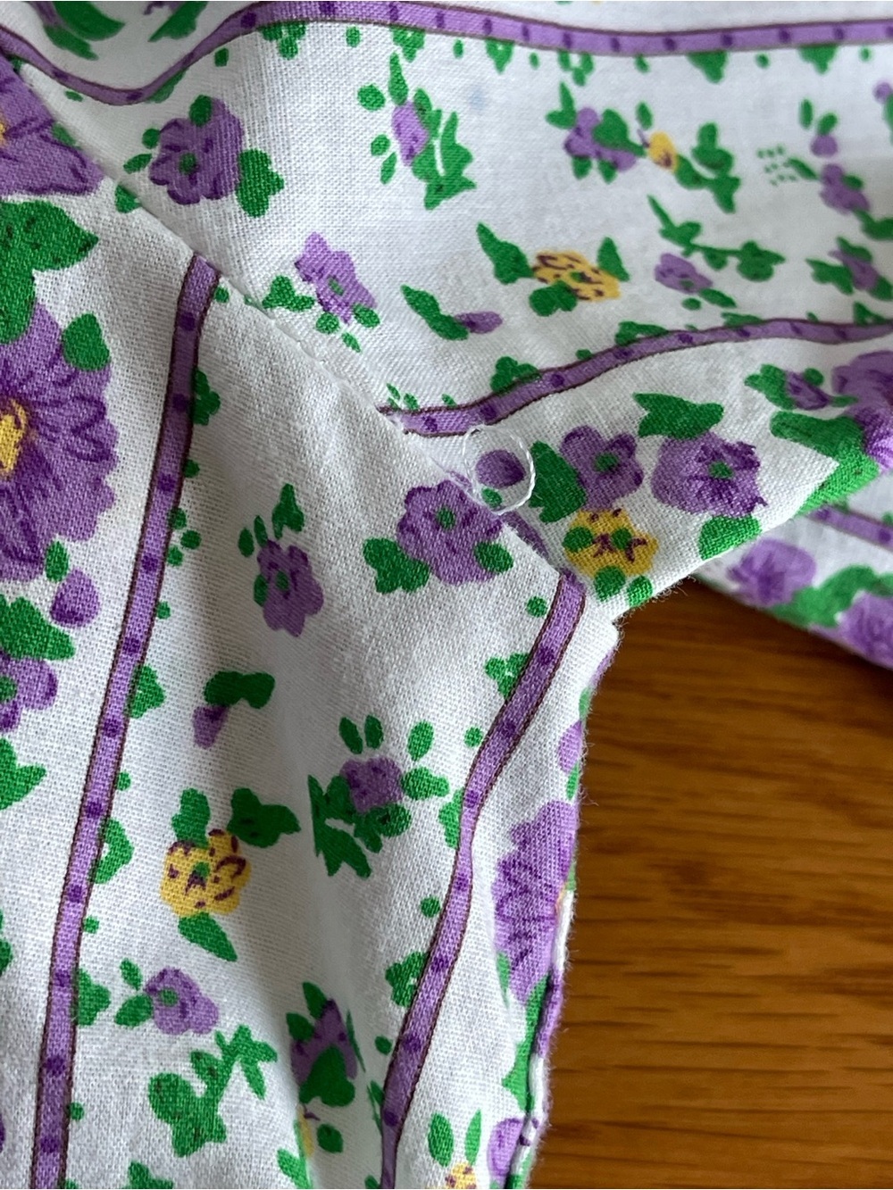 Hyacinth House Floral Striped Blouse Size M - Picture 14 of 16